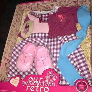 Brand new  “Our Generation Retro” doll clothes